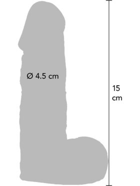 Prince Charming: Realistisk Dildo, 15 cm
