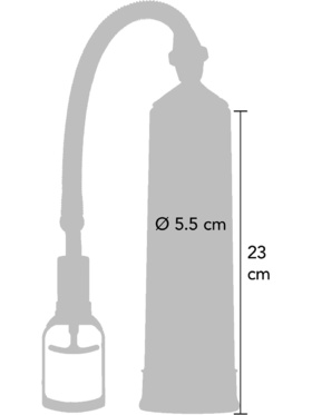 Toy Joy: Power Pump, svart/transparent