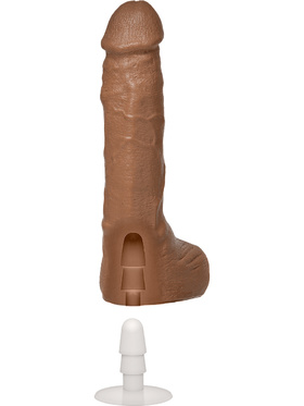 Doc Johnson: Bust It, Squirting Realistic Cock, 21 cm, brun