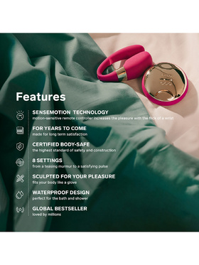 LELO: Tiani 3, Remote Couples Massager, svart