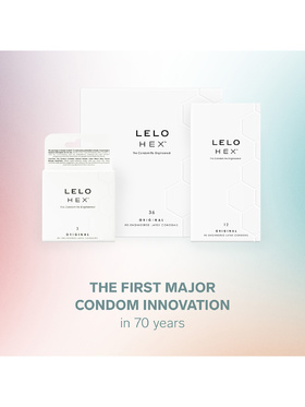 LELO: HEX, Kondomer, 12-pack