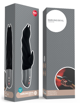 Fun Factory: Darling Devil, Rabbit Vibrator, svart