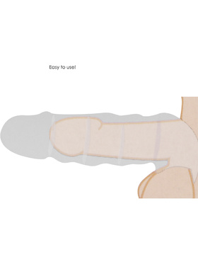 RealRock Skin: Penis Extender, 17.5 cm, ljus