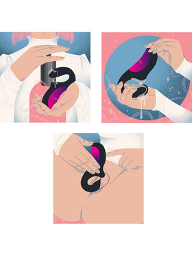 LELO: Enigma, Dual-Action Sonic Massager, svart