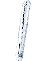 Clear Dubbeldildo, 30cm