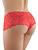 Allure Adore: Candy Apple Spetstrosor, röd, One Size