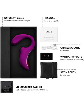 LELO: Enigma Cruise, Dual-Action Sonic Massager, lila