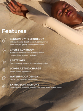 LELO: Enigma Cruise, Dual-Action Sonic Massager, lila