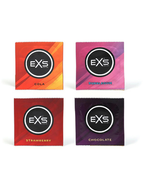 EXS: Kondomer, Mixed Flavoured, 12-pack