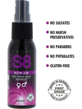 Stimul8: S8 Blow Job, Deep Throat Spray, Advanced