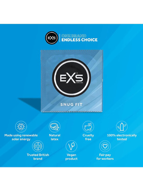 EXS Snug Fit: Kondomer, 48-pack