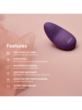 LELO: Lily 3, Klitorisvibrator, mörklila