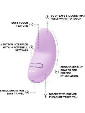 LELO: Lily 3, Klitorisvibrator, ljuslila
