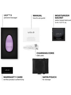 LELO: Lily 3, Klitorisvibrator, ljuslila