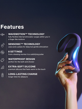 LELO: Enigma Wave, Trippelstimulerande Vibrator, lila