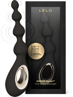 LELO: Soraya Beads, Vibrerande Analkulor, svart