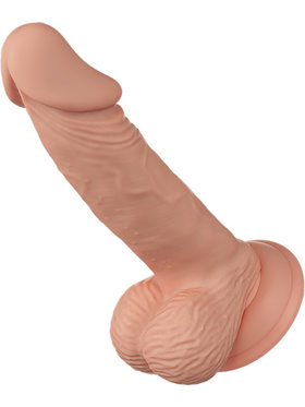 Beautiful Zebulon: Lifelike-Skin Dildo, 19 cm