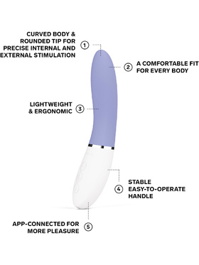 LELO: Liv 3, App-Controlled G-Spot Vibrator, ljuslila