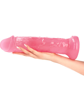 Toyz4Lovers: Made in Italy, Hercules XXL Dildo, 34 cm, kristallrosa