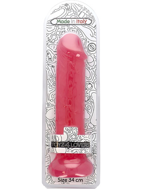 Toyz4Lovers: Made in Italy, Hercules XXL Dildo, 34 cm, kristallrosa