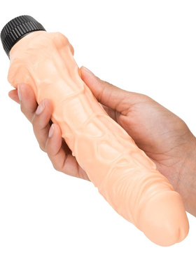 SevenCreations: Perfect Pleasures Dildo Vibrator, 24 cm, ljus