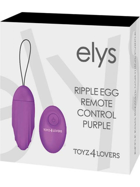 Toyz4Lovers: Elys, Ripple Egg Vibrator with Remote, lila