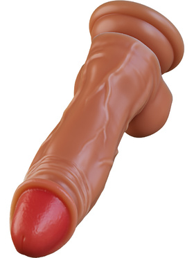 Dr. Skin Silicone: Dr. Brody Thrusting Vibrating Dildo, 22 cm