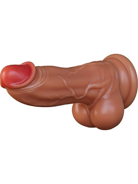 Dr. Skin Silicone: Dr. Brody Thrusting Vibrating Dildo, 22 cm