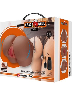 Crazy Bull: Kylie, Realistic Masturbator with Vibrator, mörk