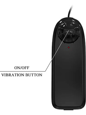 Beautiful Johnson: Realistisk Dildovibrator med Sugpropp, 23 cm, ljus