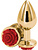 NSNovelties: Rear Assets Rose Buttplug, medium
