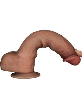 LoveToy: Sliding Skin Pro Silicone Dildo, 24 cm