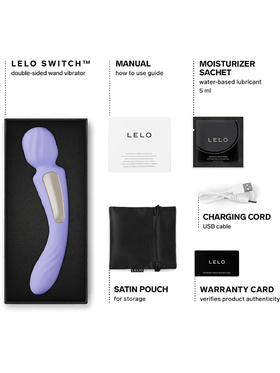 LELO: Switch, Double-Ended Wand Vibrator, lila