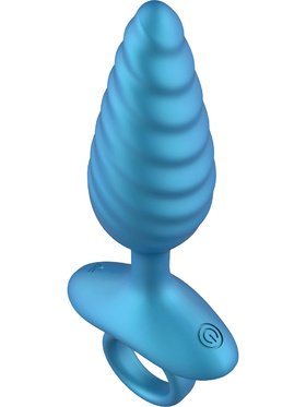Playhouse: Deep Ribbed Vibrating Anal Plug
