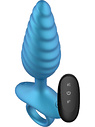 Ribbed Vibrating Plug