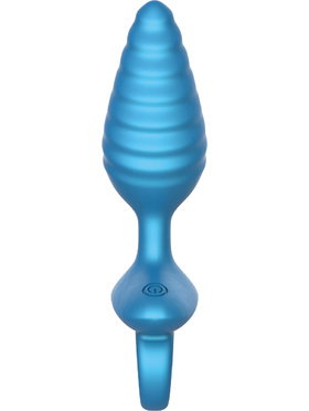 Playhouse: Deep Ribbed Vibrating Anal Plug