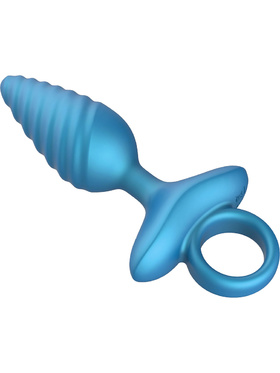 Playhouse: Deep Ribbed Vibrating Anal Plug