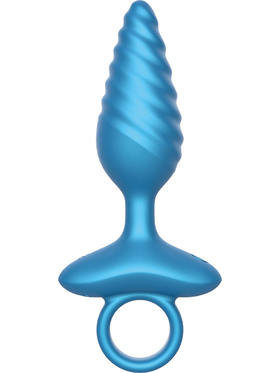 Playhouse: Deep Ribbed Vibrating Anal Plug