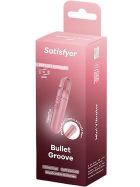Satisfyer: Bullet Groove, Mini Vibrator, rosa