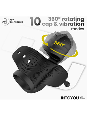 IntoYou: Zonte, Rotating Cap Vibrating Masturbator with App