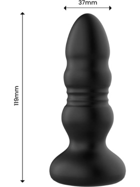 IntoYou: Krax, Butt Plug with Vibrating, Thrusting, Led Light