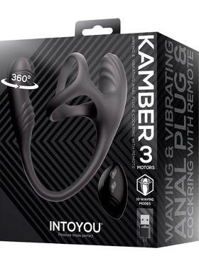 IntoYou: Kamber, Waving Vibrating Anal Plug with Cockring
