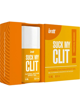 Intt: Suck My Clit, Clitorial Suction Effect Gel, Tropical Mango, 15 ml