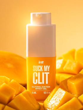 Intt: Suck My Clit, Clitorial Suction Effect Gel, Tropical Mango, 15 ml